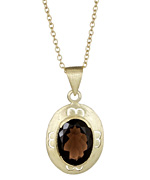 Betty Carre Oval-Stone Pendant Necklace
